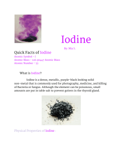 Iodine - Northbrook District 28