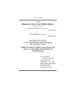 Brief - Cato Institute