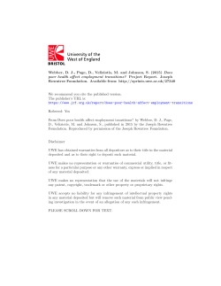 Does poor health affect employment transitions?