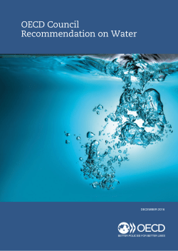 OECD Council Recommendation on Water