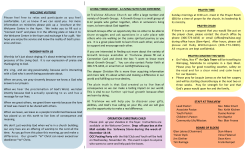 LIVING THINGS GROW - A LIVING FAITH IS NO DIFFERENT. At