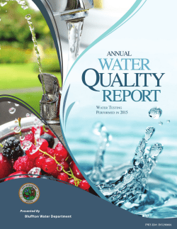 Annual Quality Water Report