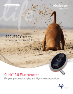 Qubit&reg; Fluorometer