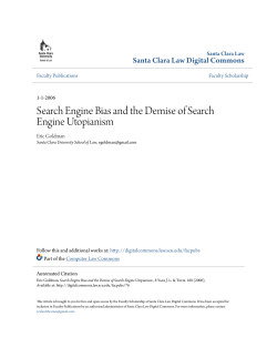 Search Engine Bias and the Demise of Search Engine Utopianism