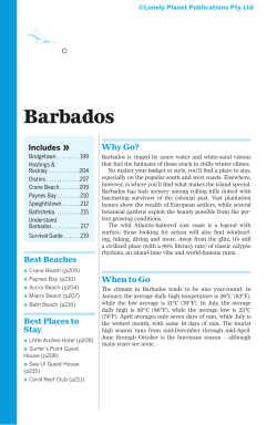 Caribbean Islands - Barbados (Chapter)