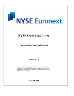 NYSE OpenBook Ultra