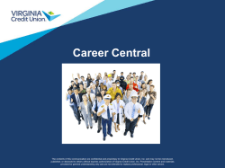Career Central - Virginia Credit Union