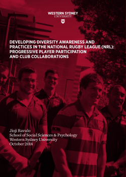 nrl - Western Sydney University