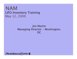 LIFO: Training Slides