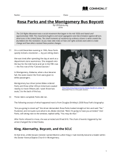 Rosa Parks article - Barren County Schools