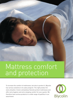 Mattress comfort and protection