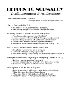 Normalcy / Home Issues - apush-xl