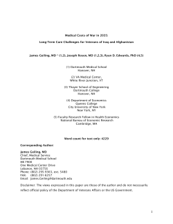Medical Costs of War in 2035