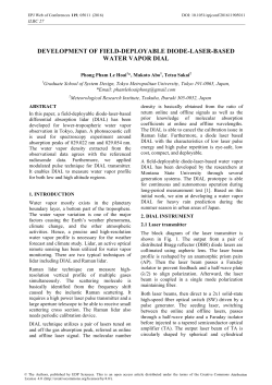 Development of Field-deployable Diode-laser