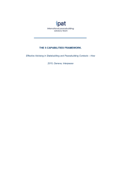 the 5 capabilities framework.