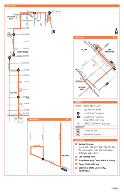 Line 239 (06/26/16) -- Metro Local - Sylmar Station