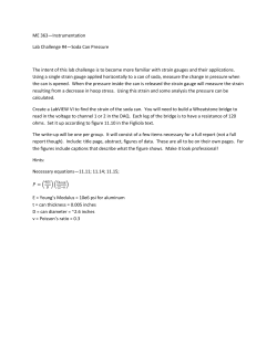 ME 363&mdash;Instrumentation Lab Challenge #4&mdash;Soda Can Pressure