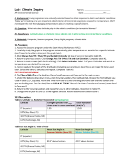 Climate Lab + Rubric - Grosse Pointe Public Schools