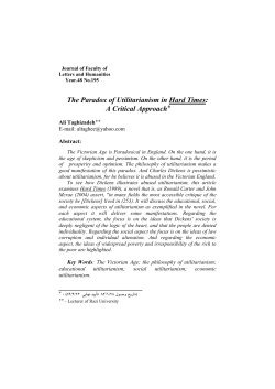 The Paradox of Utilitarianism in Hard Times: A Critical Approach
