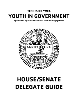 guide to writing your bill - the YMCA Center for Civic Engagement