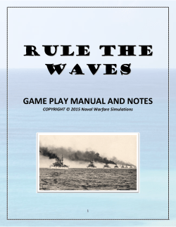 rule the waves - Naval Warfare Simulations