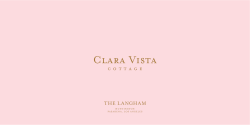CLARA VIsTA - Langham Hotels International
