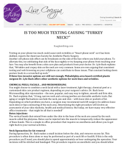 is too much texting causing &ldquo;turkey neck?&rdquo;