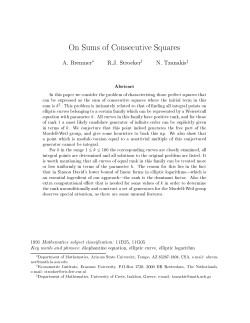 On Sums of Consecutive Squares