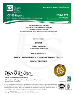 ESR-2272 - ICC-ES