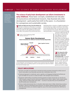 The Science of Early Childhood Development