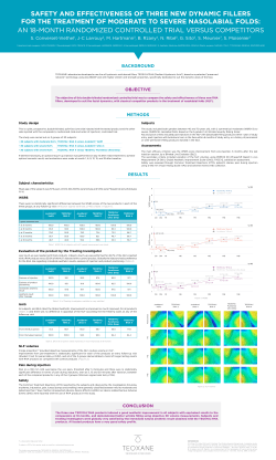SAFETy ANd EFFECTIVENESS OF THREE NEW dyNAMIC