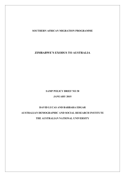 zimbabwe`s exodus to australia