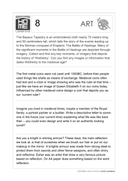 The Bayeux Tapestry is an embroidered cloth nearly 70 meters long