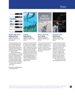 Catalogue - Pemmican Publications