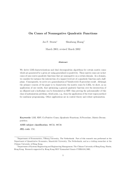 On Cones of Nonnegative Quadratic Functions