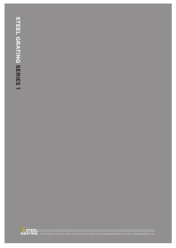 steel grating series 1 - Steel Grating Ltd Christchurch