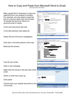 How to Copy and Paste from Microsoft Word to Email