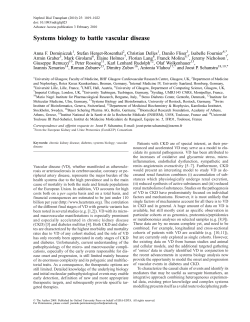 Systems biology to battle vascular disease