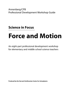 Science in Focus Force and Motion