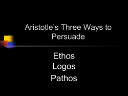 Ethos Logos Pathos