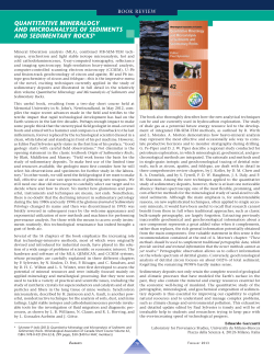 quantitative mineralogy and microanalysis of sediments and