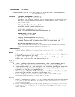 Full Curriculum Vitae - University at Albany