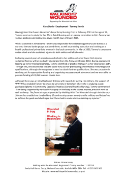 Case Study - Employment - Tammy Smyth Having joined the Queen