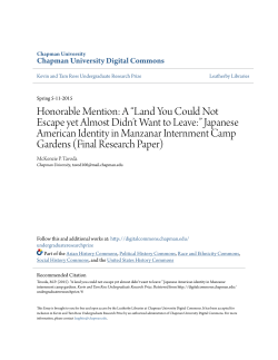 - Chapman University Digital Commons