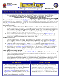 Aircraft Carriers: Expanding America`s Reach