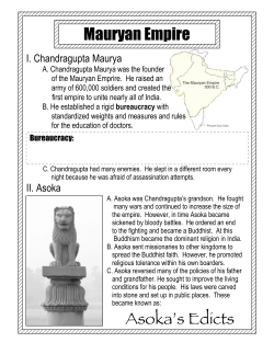 Mauryan Empire.cwk - Wyoming City Schools