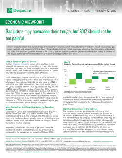 Gas prices may have seen their trough, but 2017