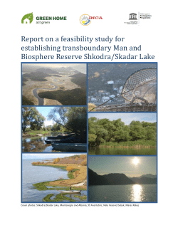 Feasibility TB MAB BR Skadar Lake