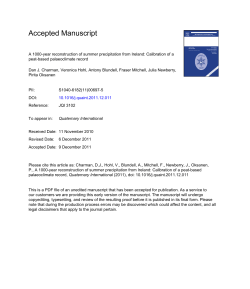 A 1000-year reconstruction of summer precipitation from
