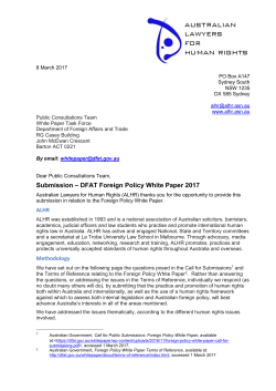 Australian Lawyers for Human Rights